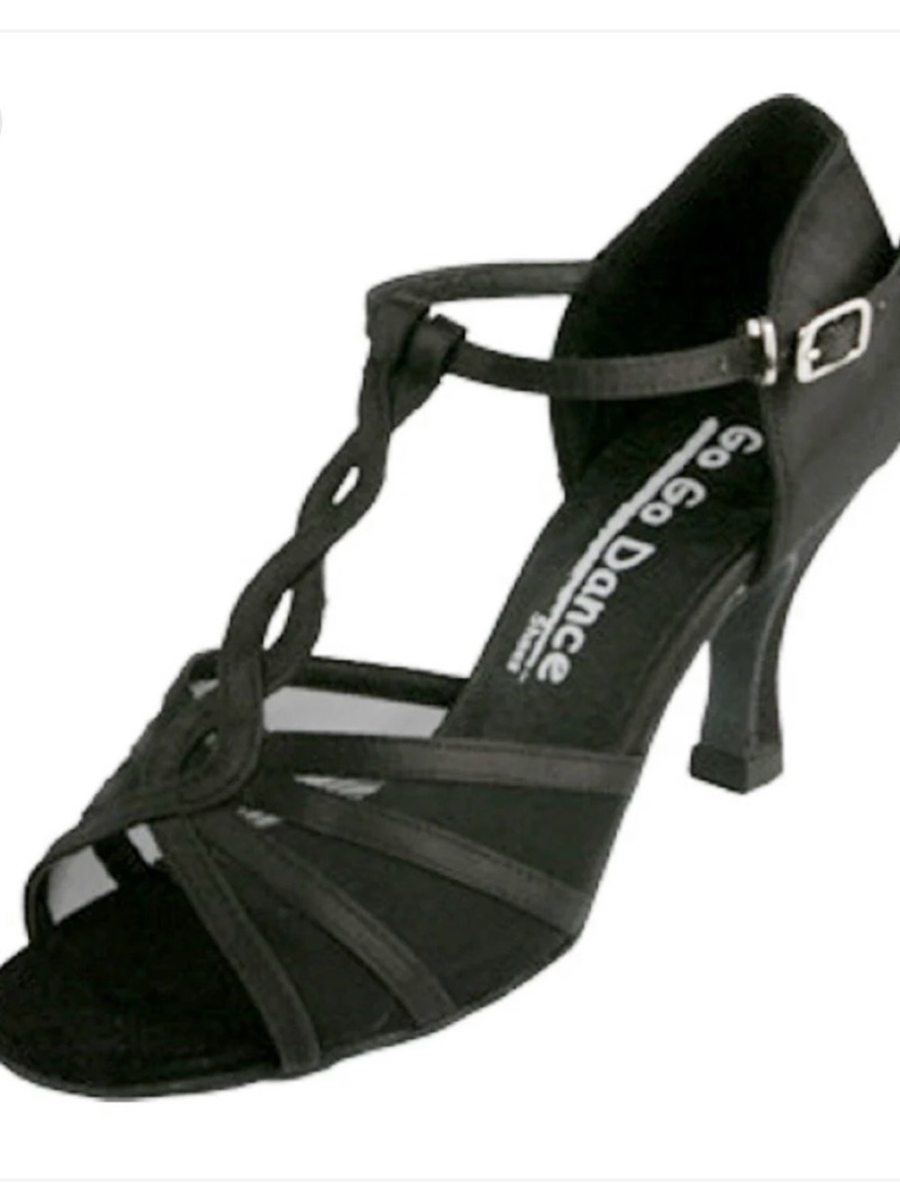 Black T-strap Latin shoes - never worn